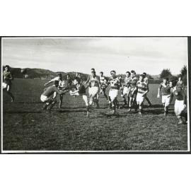 Weir v. Varsity 1957, mid-game