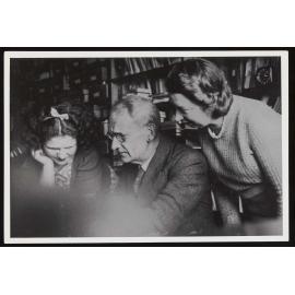 Professor, and two others in Hunter Library