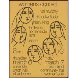 Women's concert March 6/March 7