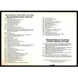 Major Productions between 1920-1973