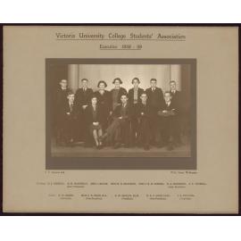 Victoria University of Wellington Students' Association Executive 1938-39
