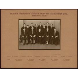 Victoria University of Wellington Students' Association Executive 1952-53