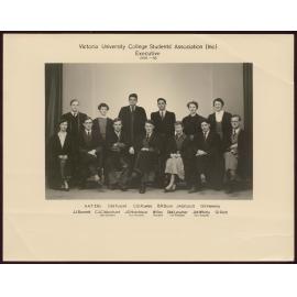 Victoria University of Wellington Students' Association Executive 1955-56