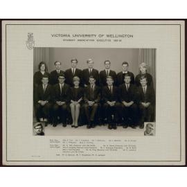 Victoria University of Wellington Students' Association Executive 1965-66