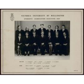 Victoria University of Wellington Students' Association Executive 1967