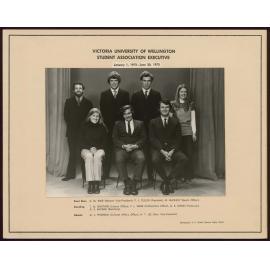 Victoria University of Wellington Students' Association Executive 1972 (January 1 - June 30)