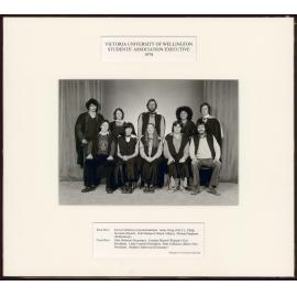 Victoria University of Wellington Students' Association Executive 1977?