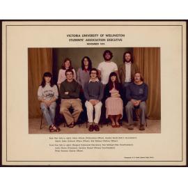 Victoria University of Wellington Students' Association Executive 1979