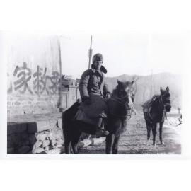 James Bertram as war correspondent on horseback in China