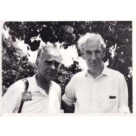 James Bertram with Edgar Snow in Switzerland