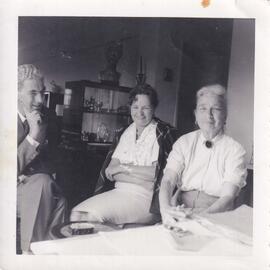 James Bertram with Peg Snow and Ida Pruitt in New York
