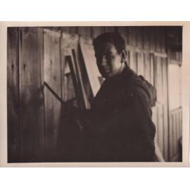 James Bertram at Omori POW camp in Japan