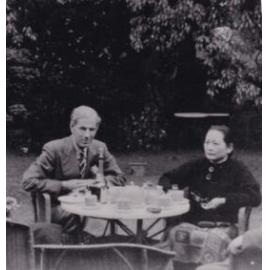 James Bertram with Madame Sun Yat-sen