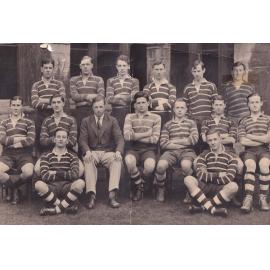 James Bertram with New College Rugby 15