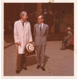 James Bertam with Ian Milner in Prague