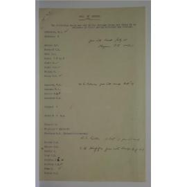 Victoria University College Roll of Honour