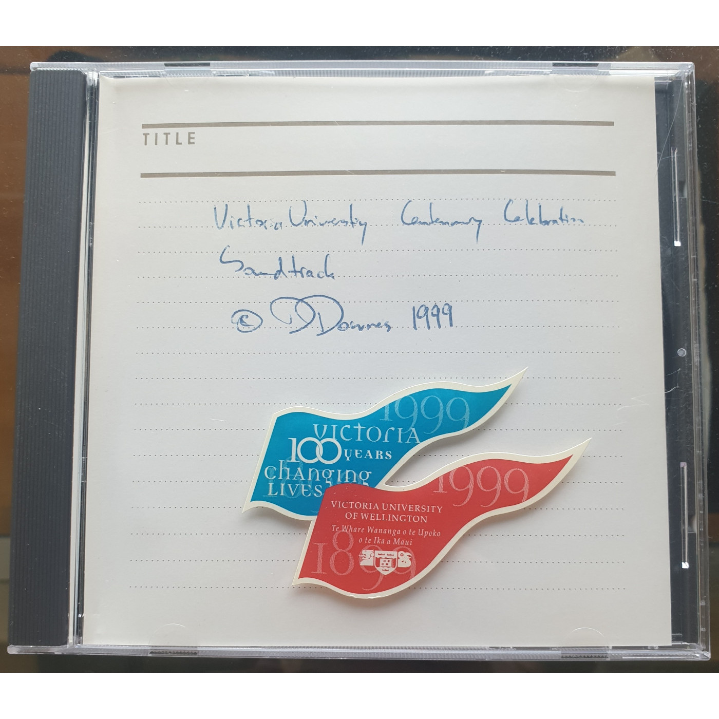 Victoria University Centenary Celebration Soundtrack 1999