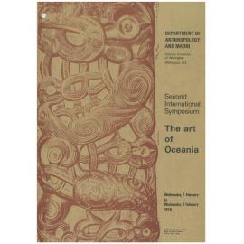 The Art of Oceania - Second International Symposium, 1978