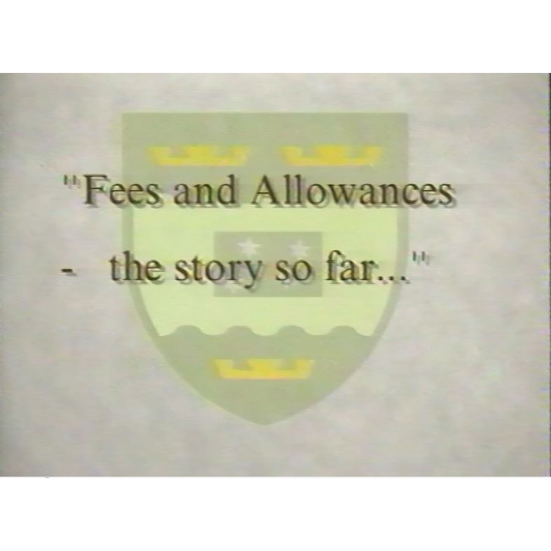 Fees and Allowances - The story so far... [Open Day Video 1991]
