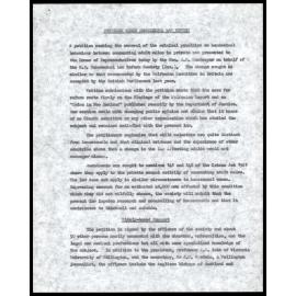 Petition seeks Homosexual Law Reform