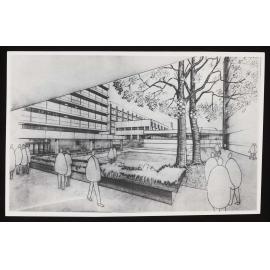 Artist impression of courtyard at Kelburn Campus (2)