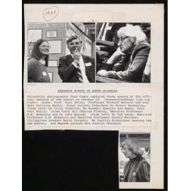 Scenes from the opening of the Research School of Earth Sciences on 18th October 1985