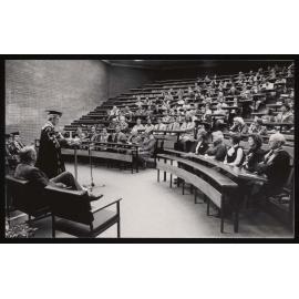 Mr Justice Richardson opening the new Research School of Earth Sciences