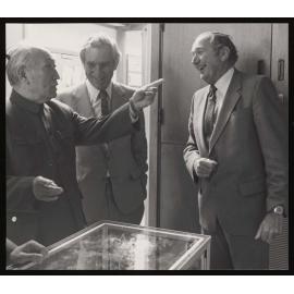 Chinese Ambassador Mr Qin Lizhan, VC Dr D.B.C. Taylor and unknown person