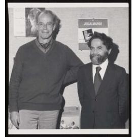 Music Professor David Farquhar and Indian High Commissioner, His Excellency Mr B. Deva Rao