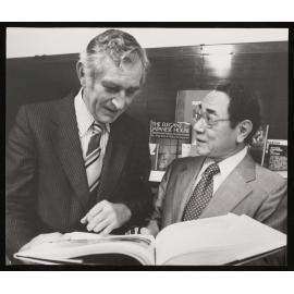 VC Dr D.B.C. Taylor and the Japanese Ambassador, His Excellency Mr. Takashi Oymada