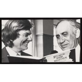 Author Dr Peter Webster and Professor Sydney Mead 