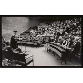 Mr Justice Richardson opening the new Research School of Earth Sciences