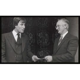 Mr John Nash and N.Z. Motor Corporation Managing Director Mr Roy Mason