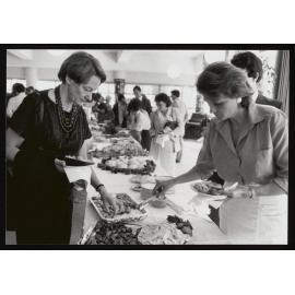 People at the buffet at the University Union AGR Catering Opening (2)