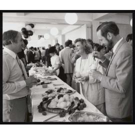 People at the buffet at the University Union AGR Catering Opening (3)