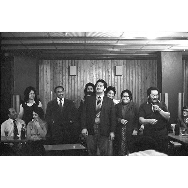 Koro Dewes’s farewell from Wellington Teachers’ Training College, 1974