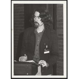 Michael Donn presenting at the 'Paper' conference