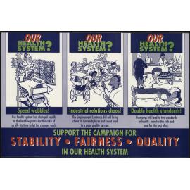 'Support The Campaign For Stability, Fairness, Quality'