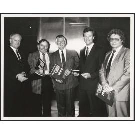 Group at announcement of the new joint Bachelor of Design degree