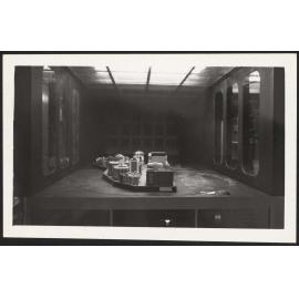 City model inside the wind tunnel