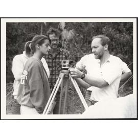 Graeme Miller teaching surveying