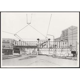 Design for wind gate for Courtenay Place