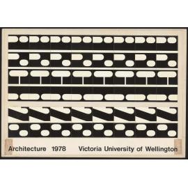Mock up of front cover of Architecture 1978 prospectus