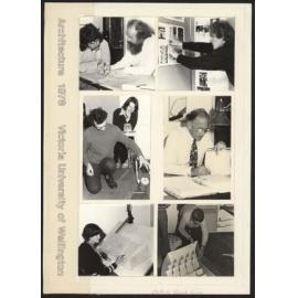 Mock up of back cover of Architecture 1978 prospectus