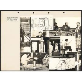 Mock up of page 6 of Architecture 1979 prospectus