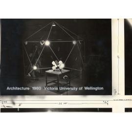 Mock up of front cover of Architecture 1980 prospectus