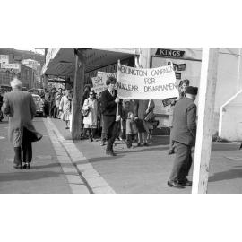 Campaign for Nuclear Disarmament protest march on Dixon St