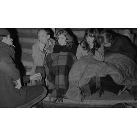 Campaign for Nuclear Disarmament night vigil at Parliament steps [2]