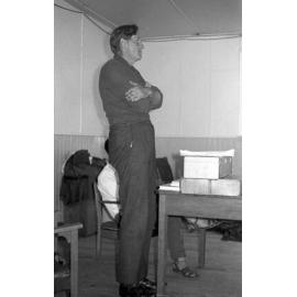 Professor John Roberts speaking at Curious Cove for annual Student Congress