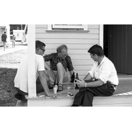 Academics sharing a drink at Curious Cove for annual Student Congress